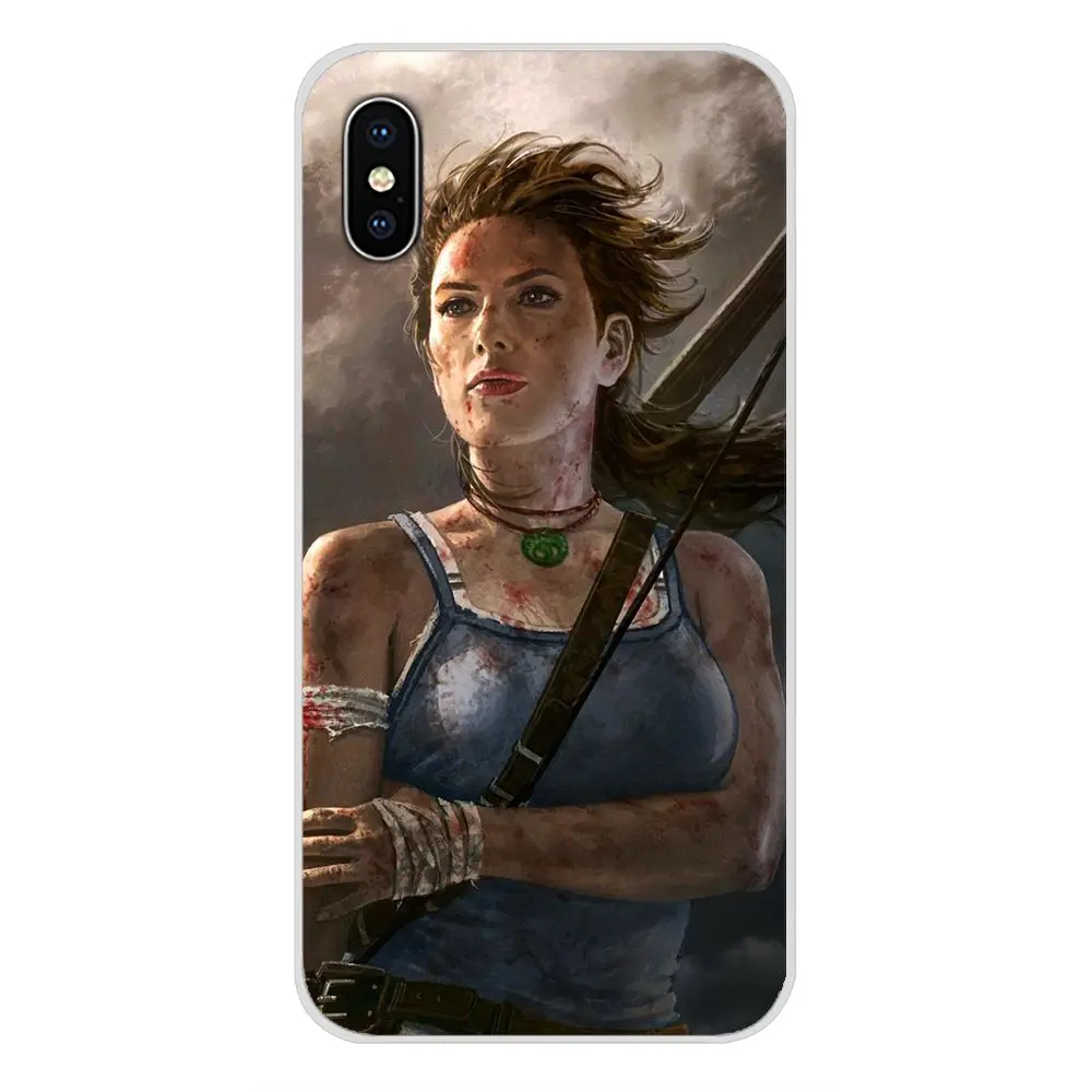 For Huawei G7 G8 P7 P8 P9 P10 P20 P30 Lite Mini Pro P Smart Plus 2017 2018 2019 TPU Transparent Bag Case Rise Of The Tomb Raider | Мобильные