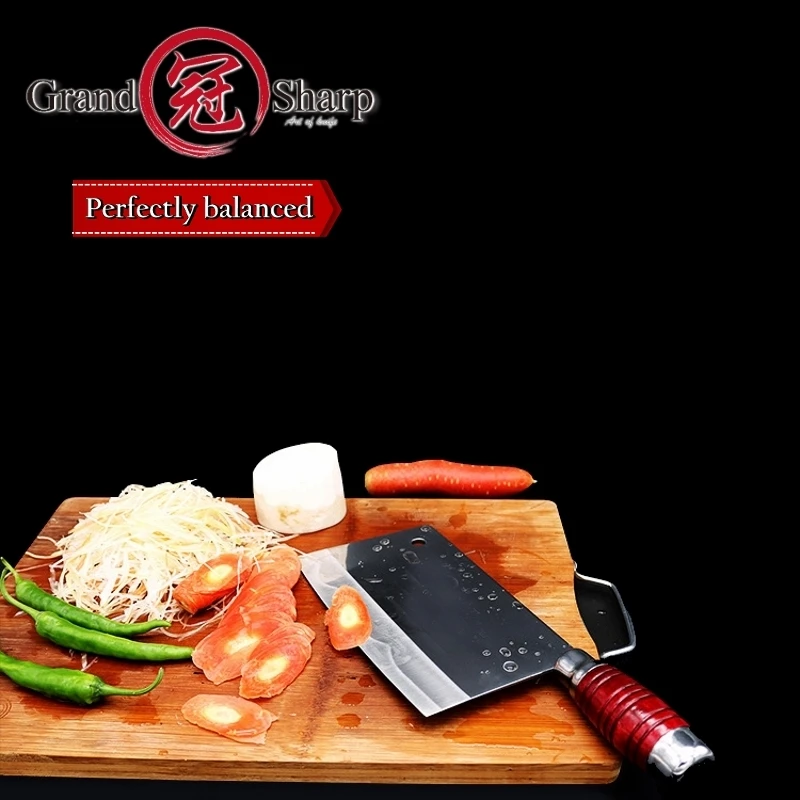 Кухонные ножи шеф повара из высокоуглеродистой нержавеющей стали ручной Кованый