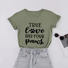 Хлопковая футболка с короткими рукавами и круглым вырезом, с принтом из мультфильма Мама и четыре собаки