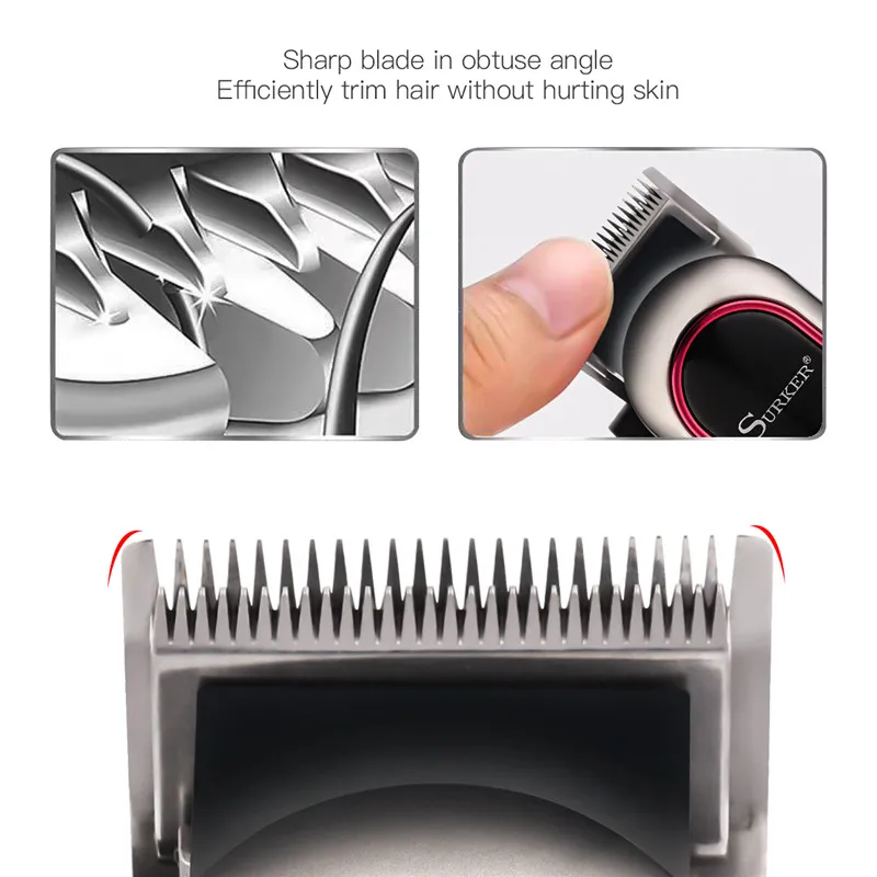 

Professional Electric Hair Clipper Steel Blade Hair Clipper Hairdresser Trimmer Hair Clipper Men hair Cutting beard trimmer