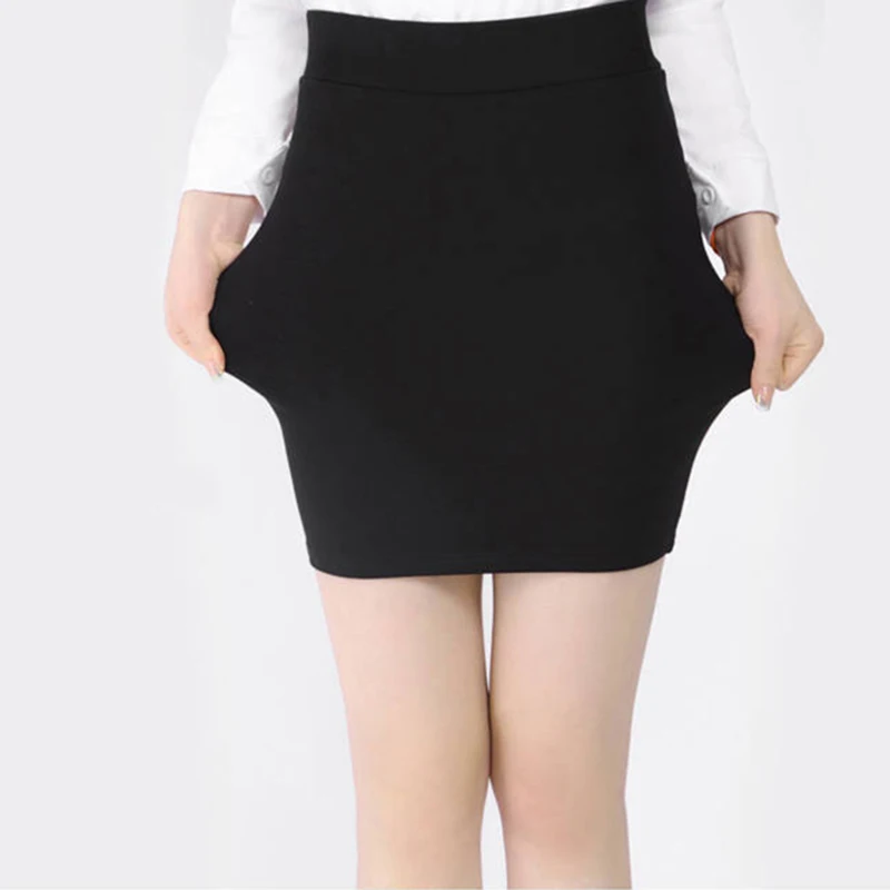 Новая женская пикантная облегающая эластичная обтягивающая юбка черная модная