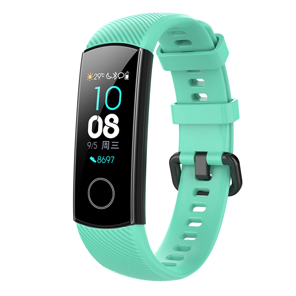 Силиконовый ремешок на запястье для huawei Honor Band4 Band5 умный спортивный браслет