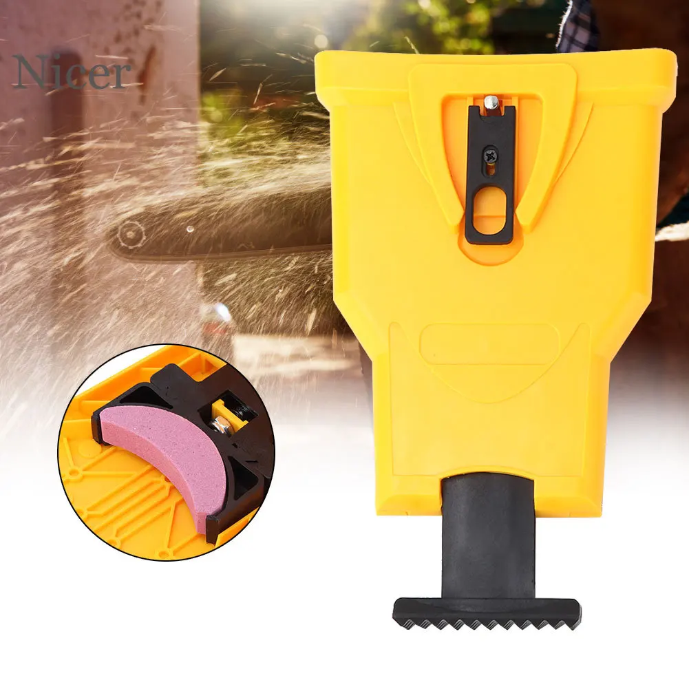 

Quality Chainsaw Teeth Sharpener Portable Sharpen Chain Saw Bar-Mount Fast Grinding Sharpening Chainsaw Chain Woodworking Tools