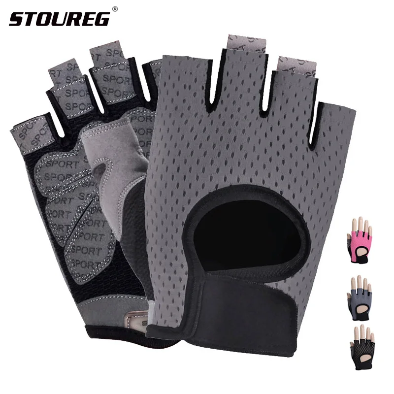 Перчатки для тренажерного зала фитнеса тяжелой атлетики бодибилдинга