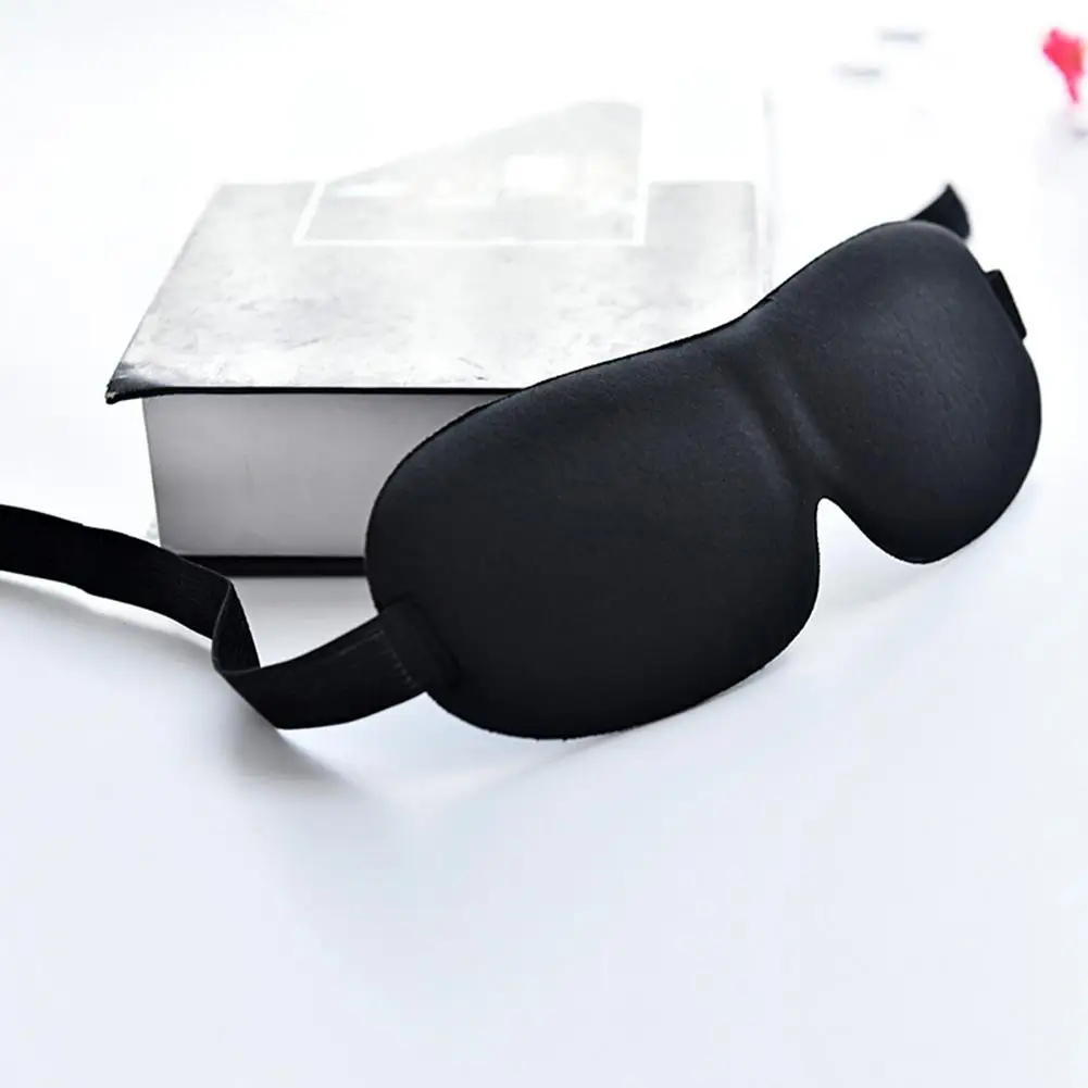 

Polyester Sleep Eye Mask Therapy Cover Shade Travel Plane Sleeping Eyepatch Natural Sleeping Eye Mask Eyeshade Cover