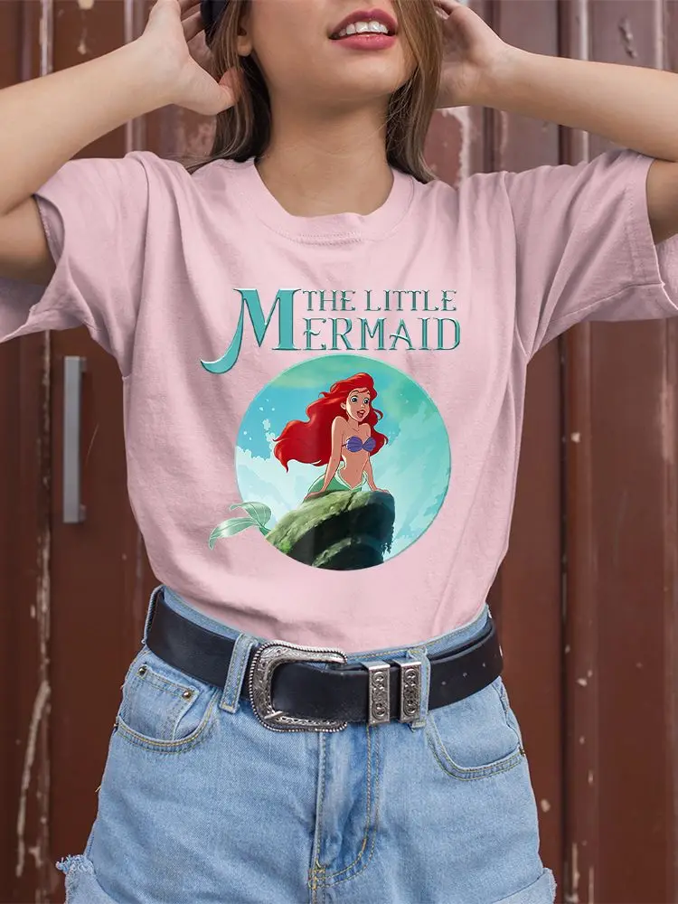 Cute Little Mermaid and Dolphin Best Friends T-Shirts 3dRose Spiritual Awakenings Friends