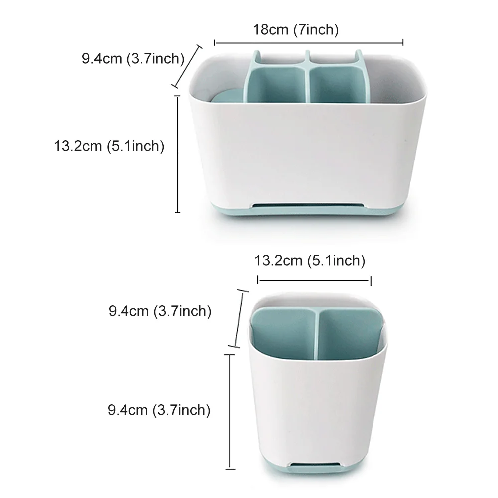 

Toothbrush Toothpaste Holder Multi-Function Bathroom Storage Box Electric Toothbrush Holder Organizer Stand Storage Holder