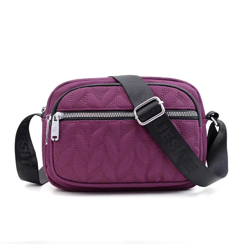 

Корейские трендовые однотонные женские сумки через плечо 2021 нейлоновая брендовая маленькая сумка 8 цветов женские сумки Многослойные женс...