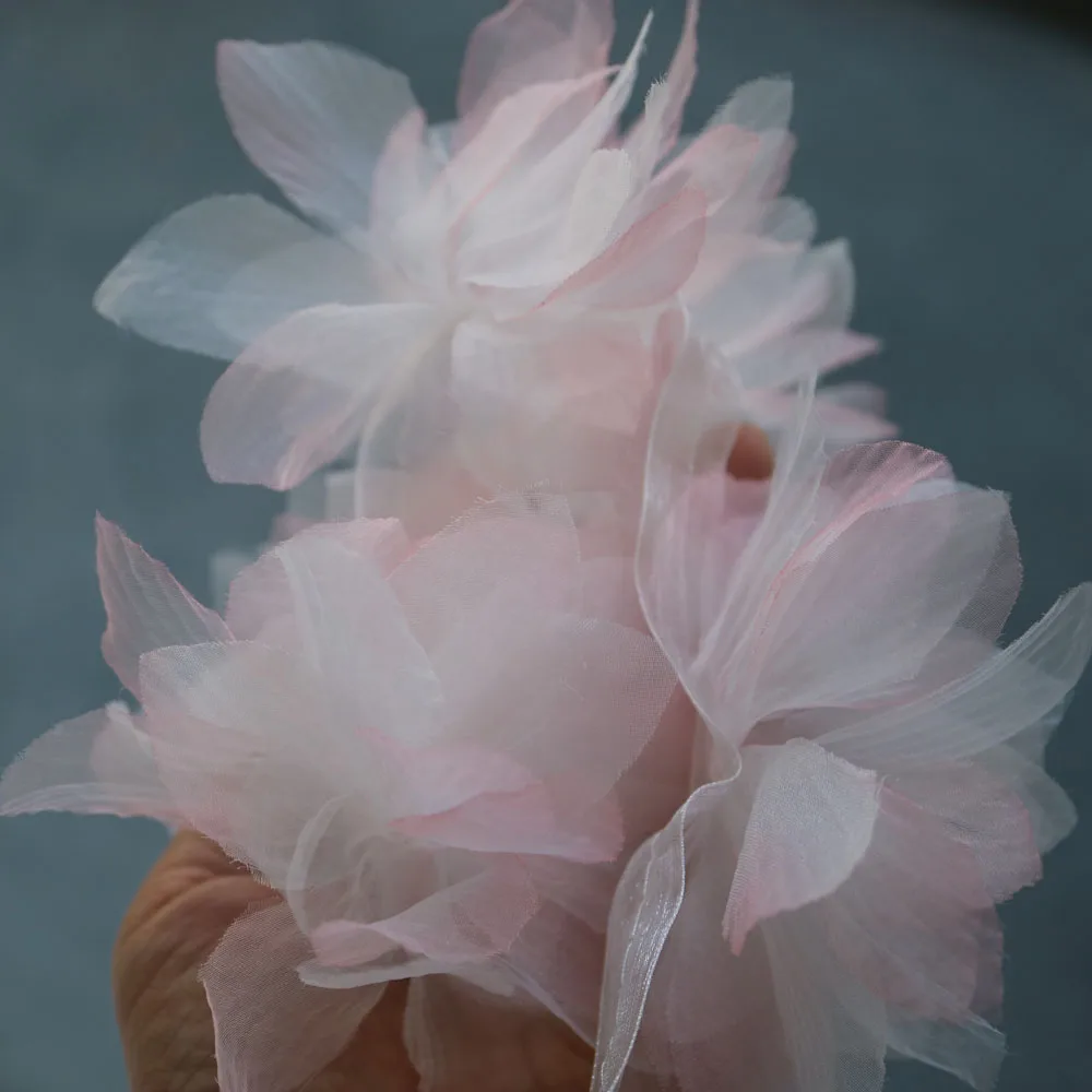 5 шт./лот нашивки с изображением сказочных цветов для одежды Пришивные Цветочные