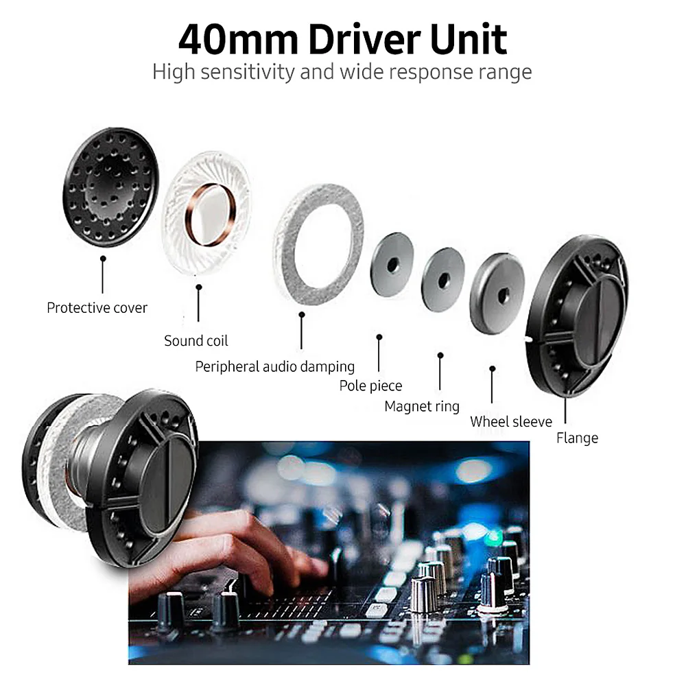 Lenovo HD800 Headphone BT5.0 Wireless 3.5mm Wired Headset 40mm Powerful Driver Ergonomically Noise Reduction for Gaming Music |
