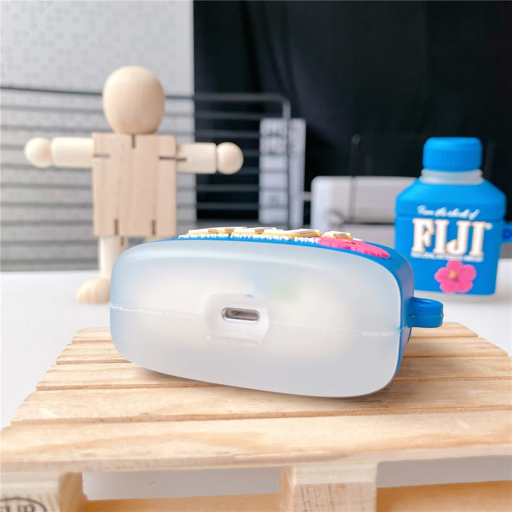 Милая 3D бутылка минеральной воды Фиджи Гибискус беспроводные Bluetooth наушники
