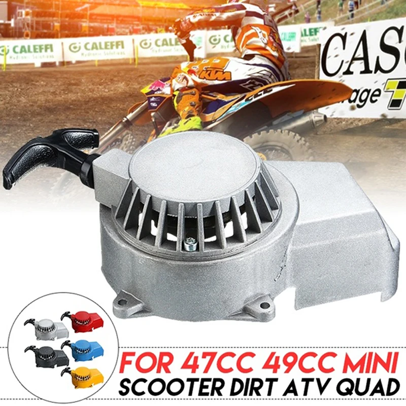 Горячая Распродажа Красный Тяговый стартер двигатель карт Карманный Кроссовый