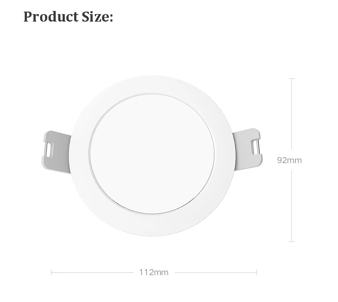 

Xiaomi Mijia LED Downlight 4W Bluetooth Mesh Version Color Temperature Brightness Adjustment App Voice Control For Smart Home