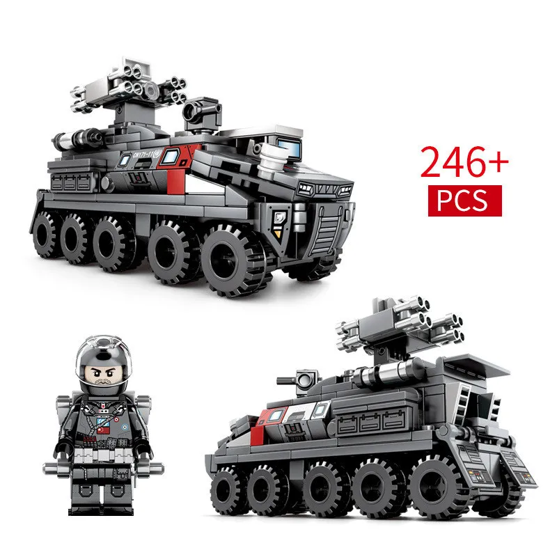 SEMBO город Блуждающие земли Перевозчик автомобиля строительные блоки техника