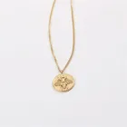 Ювелирные изделия Joolim, модное ожерелье из нержавеющей стали с пчелиной монеткой и золотым покрытием