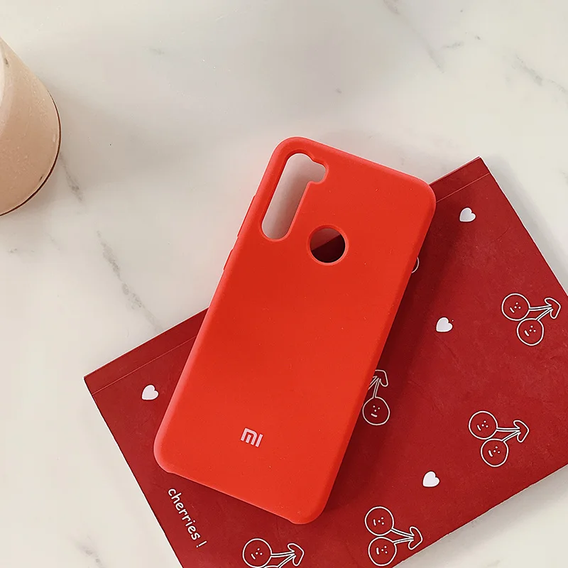 Оригинальный чехол для XIAOMI Redmi Note 8T 8 Pro жидкий силиконовый защитный Ударопрочный