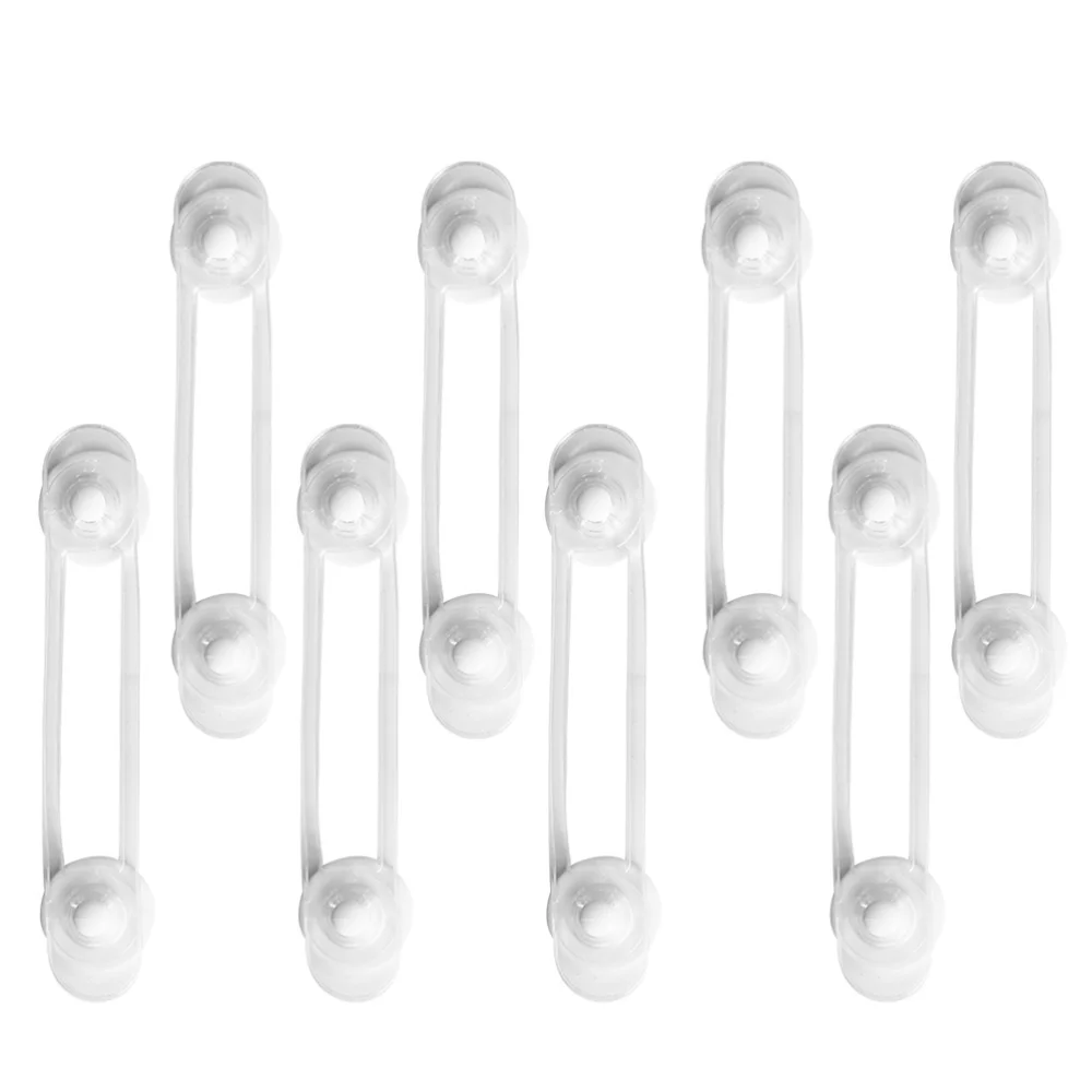 8 шт прозрачный Baby Безопасность замки многоцелевой безопасной для детей мягкий