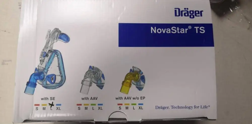 Оригинальная и новая маска Drager NovaStar NIV w/SE L MP01581 SE Полнолицевая для неинвазивной