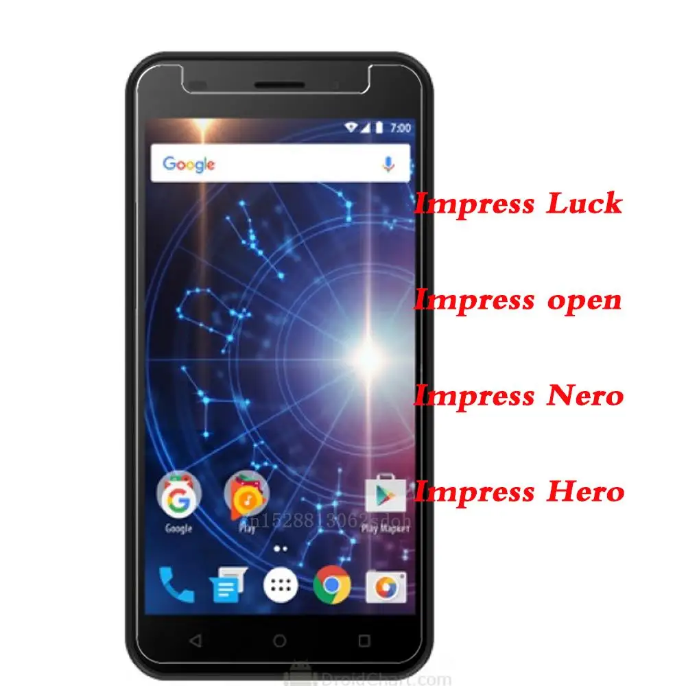 Закаленное стекло Vertex Impress Luck Защитная пленка для impress Open Hero Nero|Защитные стёкла и