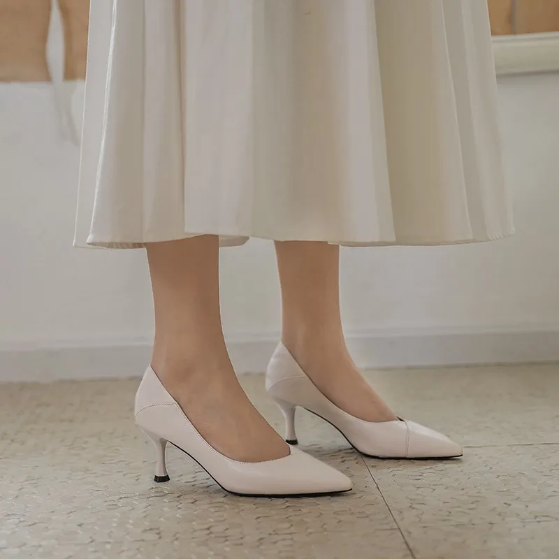 FEDONAS/женские туфли-лодочки Свадебные туфли из коровьей кожи Вечерние Сезон