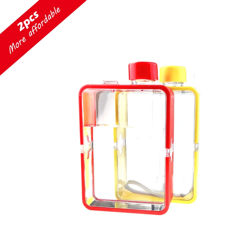 2 шт./упак. A5 плоская чашка прозрачная бумага бутылка для воды дамы личности