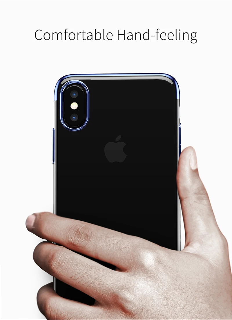 Baseus Роскошный чехол для телефона для iPhone X Capinhas ультра тонкий жесткий PC задняя крышка цветной чехол для iPhone X для iPhone 11 Pro Max чехол