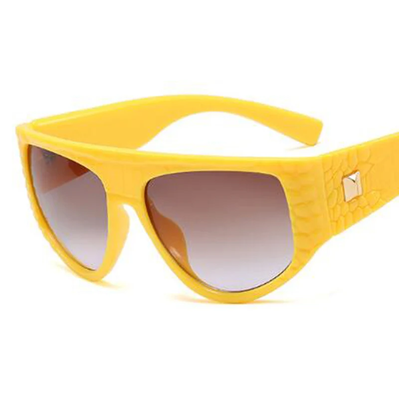 Новинка 2020 модные роскошные квадратные солнцезащитные очки большого размера для