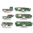 Плата с USB-разъемом для зарядки Xiaomi Redmi 3, 3S, 4X, 4A, 4 Pro, 5, 5A, 6A