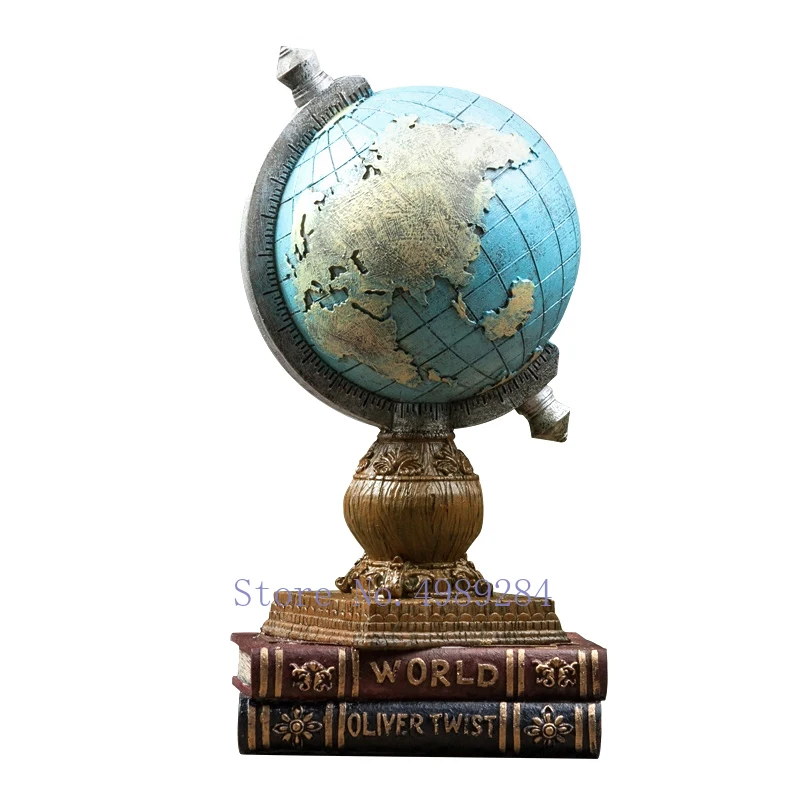 Ремесла в скандинавском стиле ретро с рисунком глобуса креативные домашние