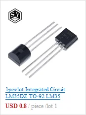 Здорово 10 шт./лот Сенсор электронный чип DS18B20 TO-92 18B20 чипы Температура Сенсор IC 18b20 diy Электронный