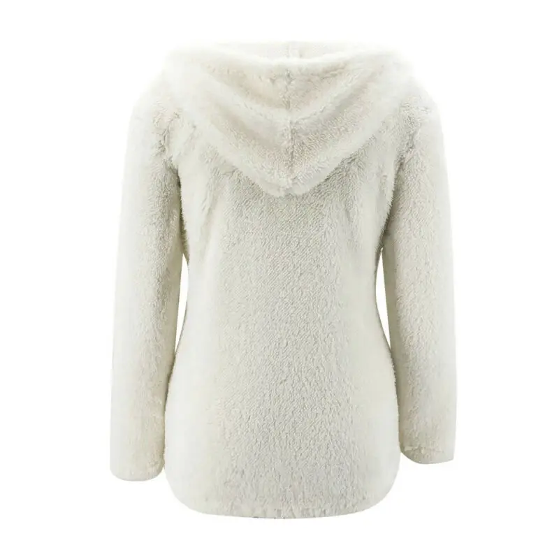 

Women Ladies Winter Autumn Warmer Coat Overcoat Outwear Solid Color Casual Comfy