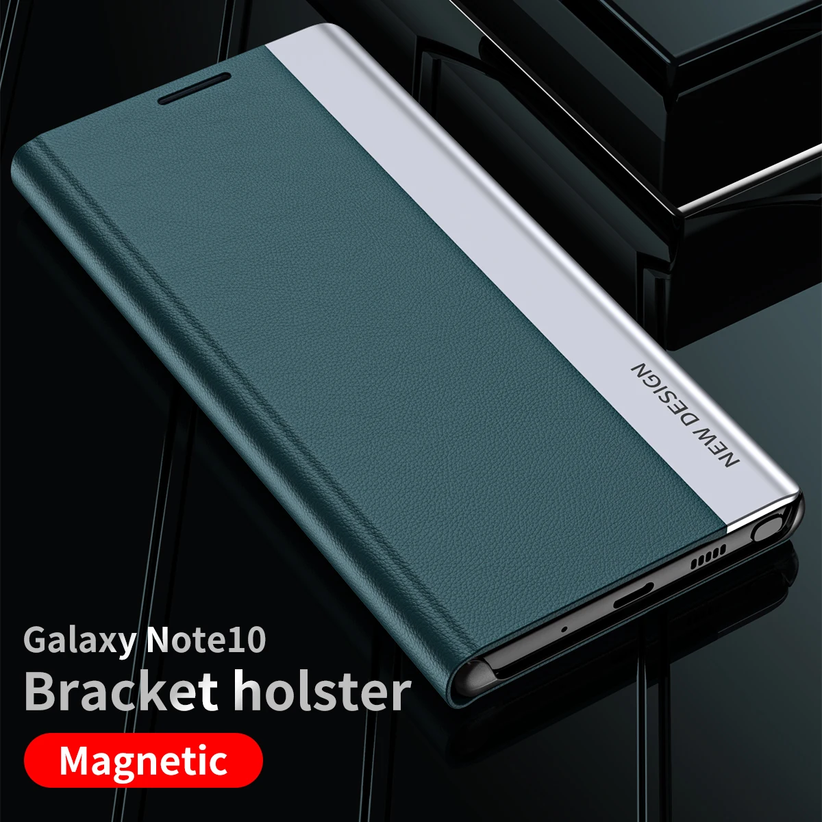 stand slim flip case cover for samsung galaxy s8 s9 s10 s21 s22 ultra note20 a51 a71 a52 a32 5g magnetic leather slim phone case free global shipping