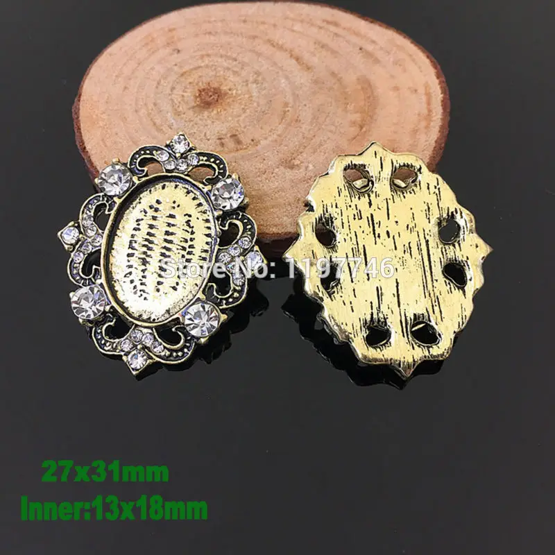 Филигранные шармы для изготовления ювелирных изделий 10 шт. х14 мм | Украшения и