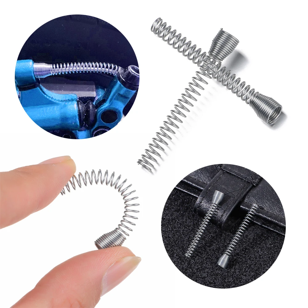 

2PCS Stainless Steel Light Weight for Xiaomi M365/Pro Brake Line Tail Caps Retractable Brake Springs Scooter Brake