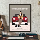 Винтажный постер из фильма День Ферриса буйлера в стиле ретро, комедия пленка в стиле 80-х, Картина на холсте, настенное художественное украшение