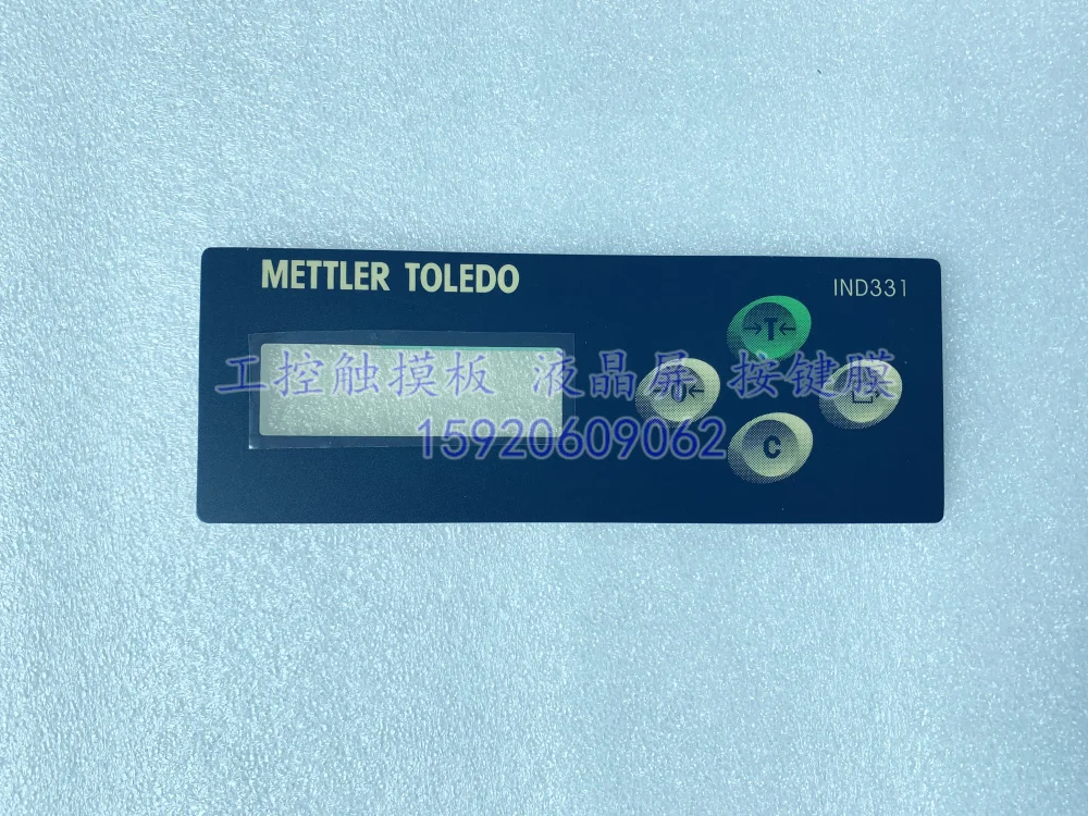 

Контрольный инструмент для взвешивания Mettler Toledo Xk3141 Ind331, ключевая мембранная панель