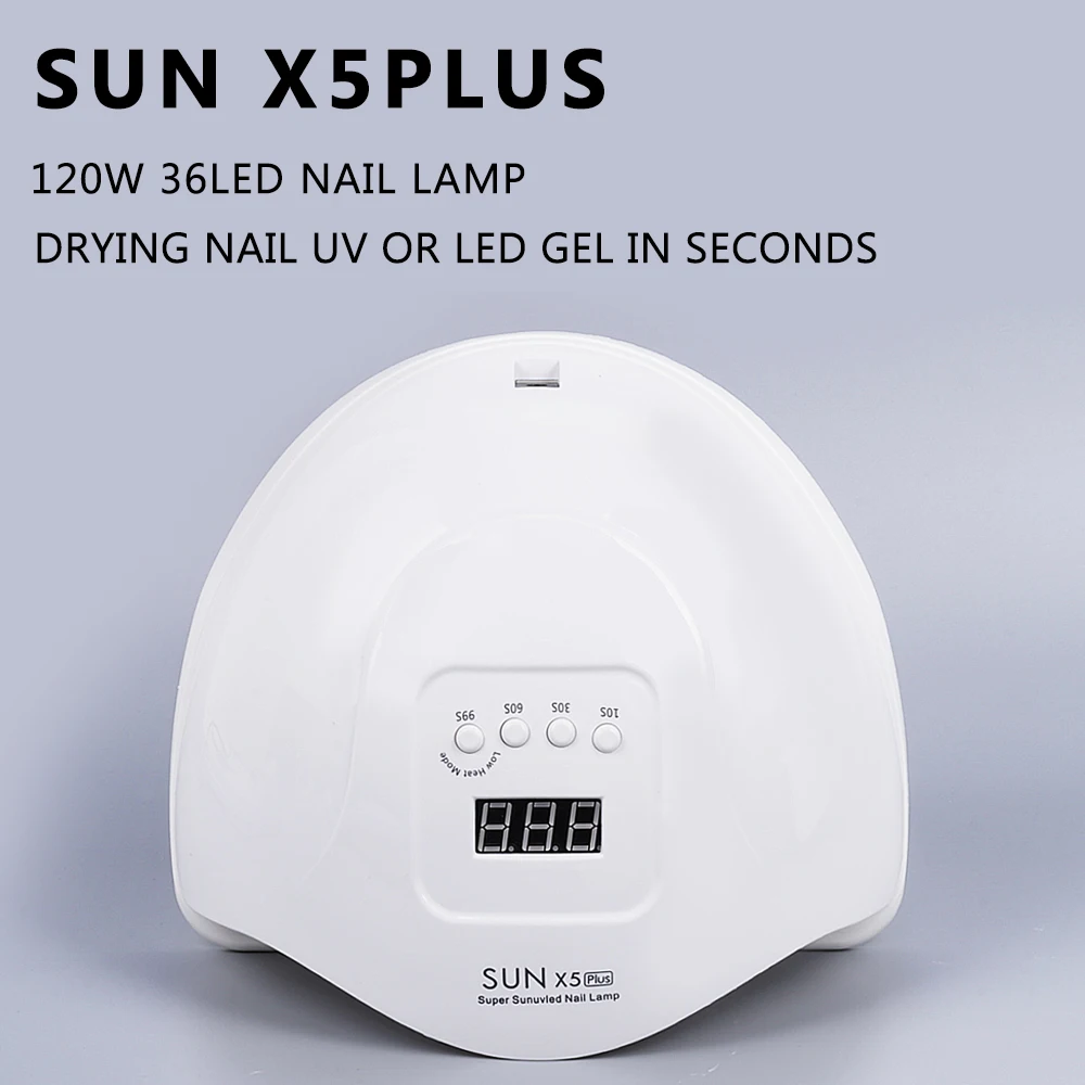 Лампа SUN X5 Plus УФ/LED для сушки гель лака 120 Вт 36 светодиодов|Сушилки ногтей| |