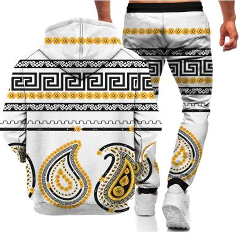 Новинка 2021 мужской свитер спортивный костюм весна и осень полосатая толстовка с