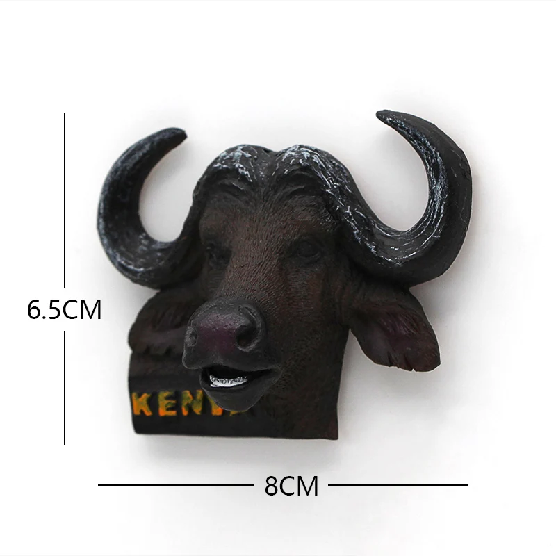 3d-модель в виде животного магнитные наклейки на холодильник Лев орангутан Кения