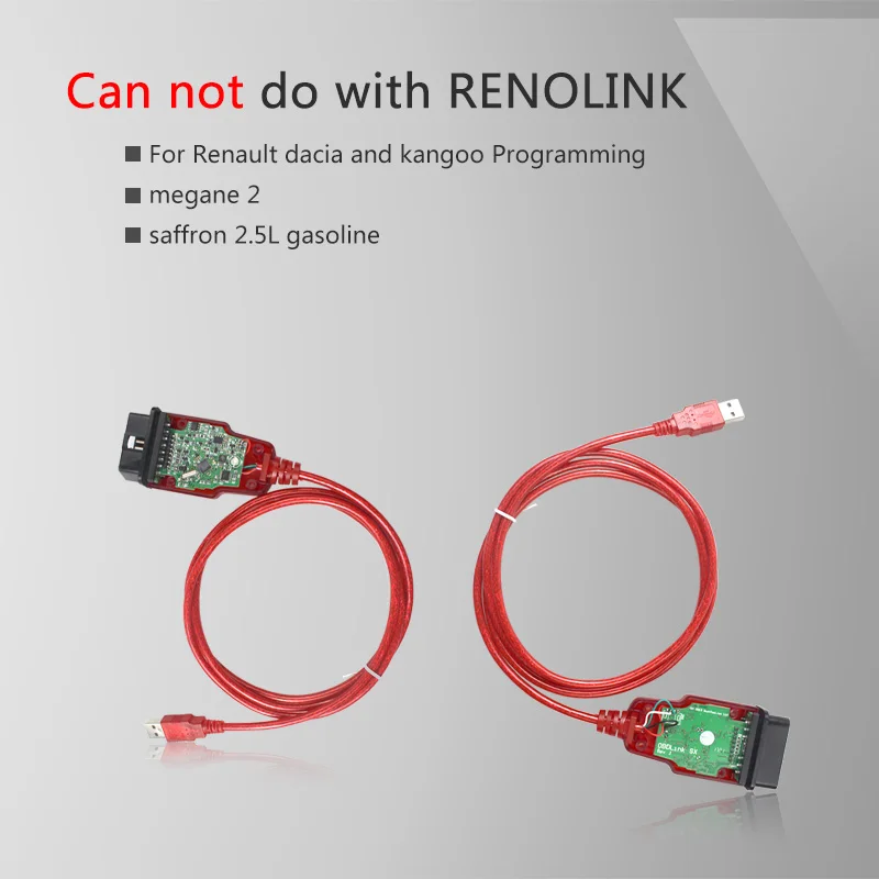 Renolink v1.52 OBD2 ECU Programmer V1.52 forRenault key Software Key Coding UCH Matching Dashboard Resetting Function |