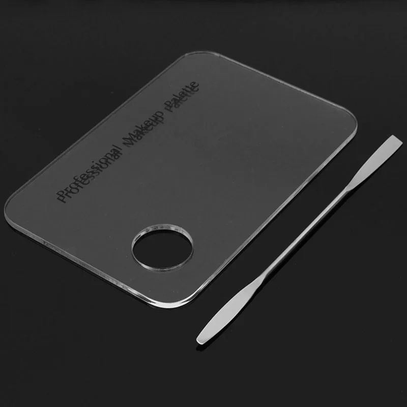 Косметическая акриловая палитра смешивания косметика для ногтей лопаточка из
