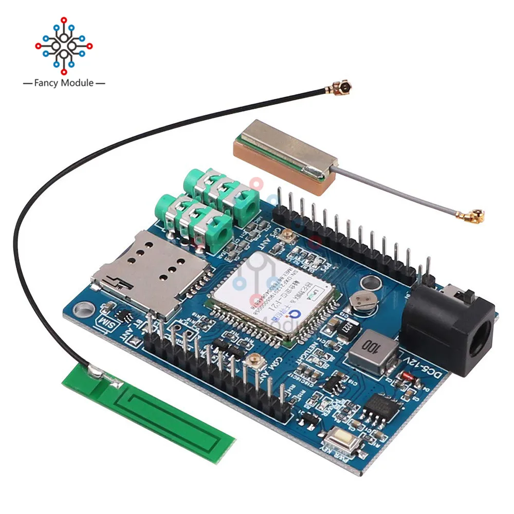 Diymore беспроводной модуль A7 GSM GPRS gps 3 в 1 модуль щит поддержка голосового короткого сообщения Универсальный для Arduino STM32 51MCU