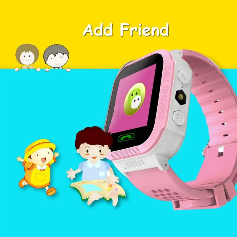 new children smart watch lbs location soft strap wristwatch wearable device free global shipping