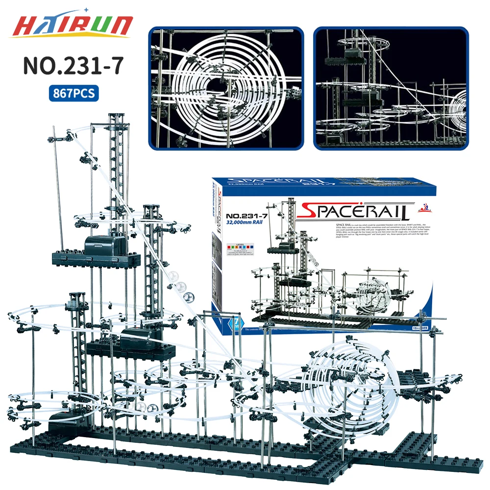 867 шт. Детский конструктор американские горки | Игрушки и хобби