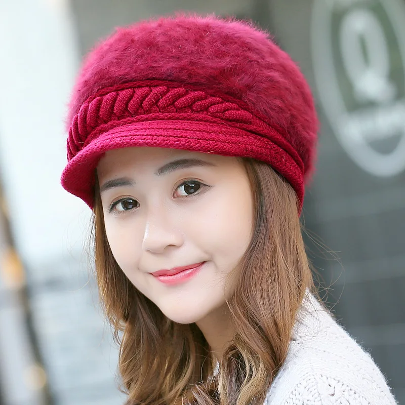 2019 берет в стиле винтаж шапки для женщин элегантная шапка 100% полушерстяной