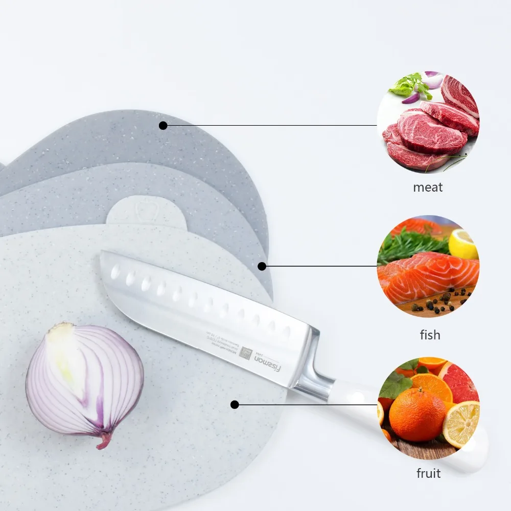 Пластиковый разделочный блок Fissman нескользящая разделочная доска