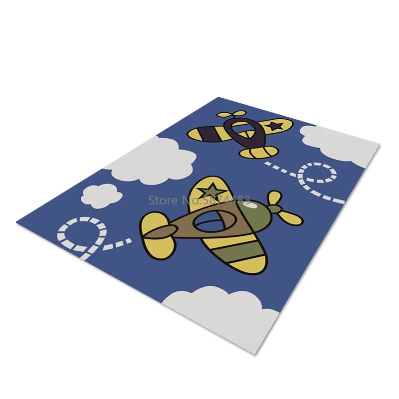 Мультяшный принт напольный коврик для ванной комнаты Противоскользящий под