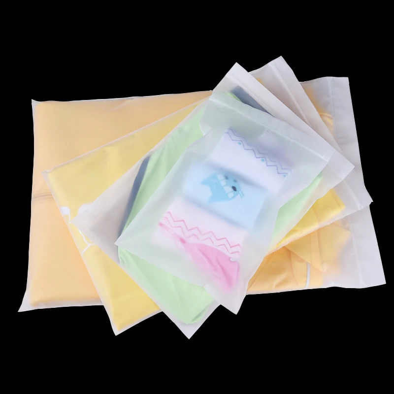 Cpe застежка-молния матовый хрящ фотоупаковка мягкий пластиковый магазин