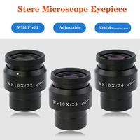 wf10x22mm microscope eyepiece high point wide field binocular trinocular stereo microscope lens accessories diopter adjustable