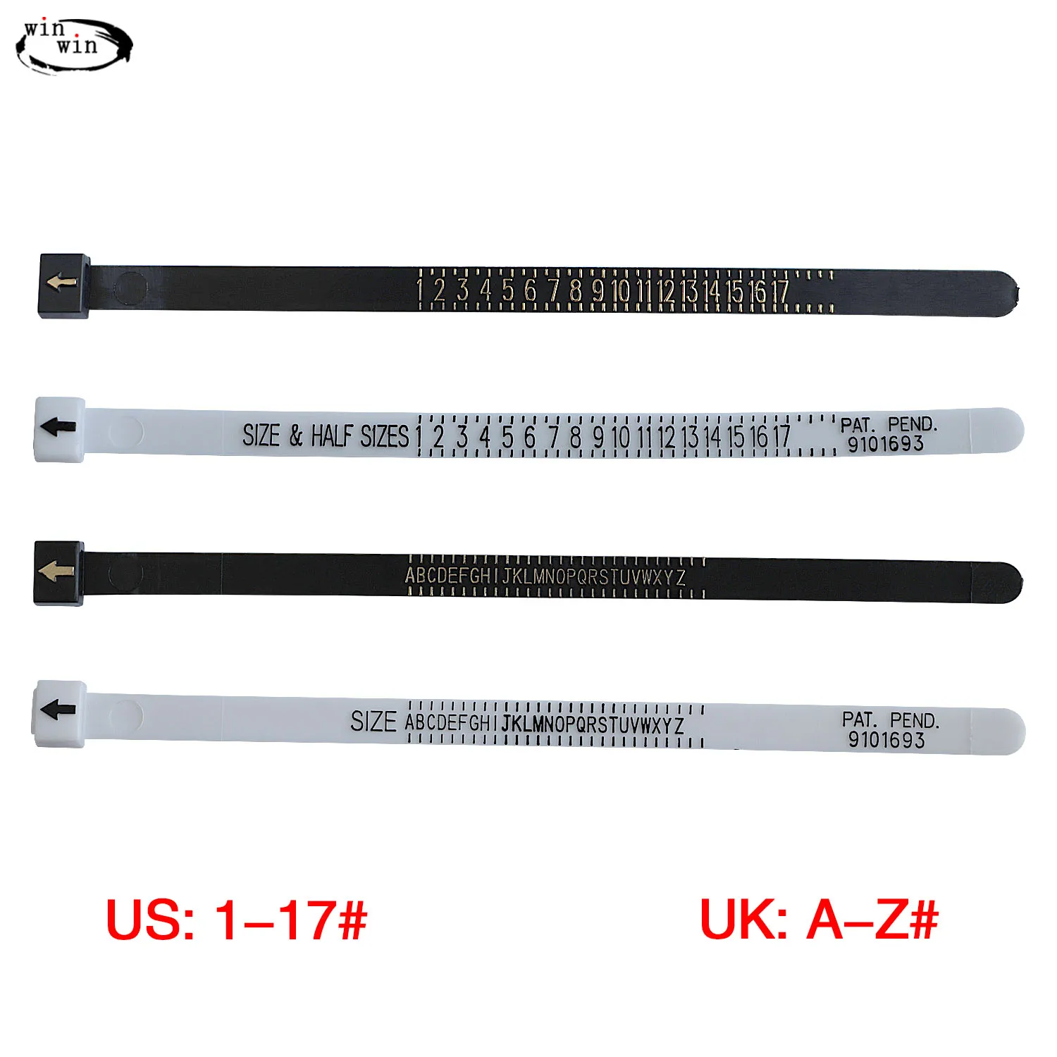 berbem UK/US/KOR/HK/JAPAN/EUR Finger Measure Gauge Men and Womens Sizes A-Z Jewelry Accessory Measurer | Украшения и аксессуары